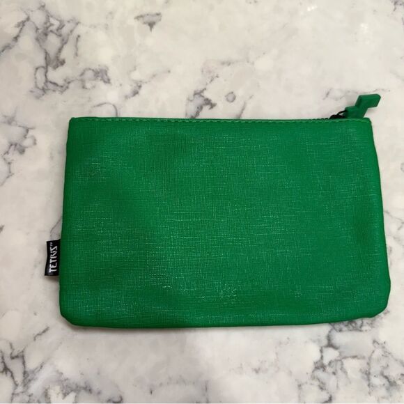 Tetris x Ipsy Green Geometric Pouch - Picture 2 of 2